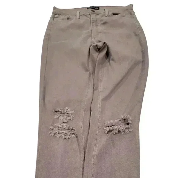 Fashion Nova High Waisted Pink Wash Skinny Jeans Stretchy Sexy Denim Size 9 - Picture 3 of 12